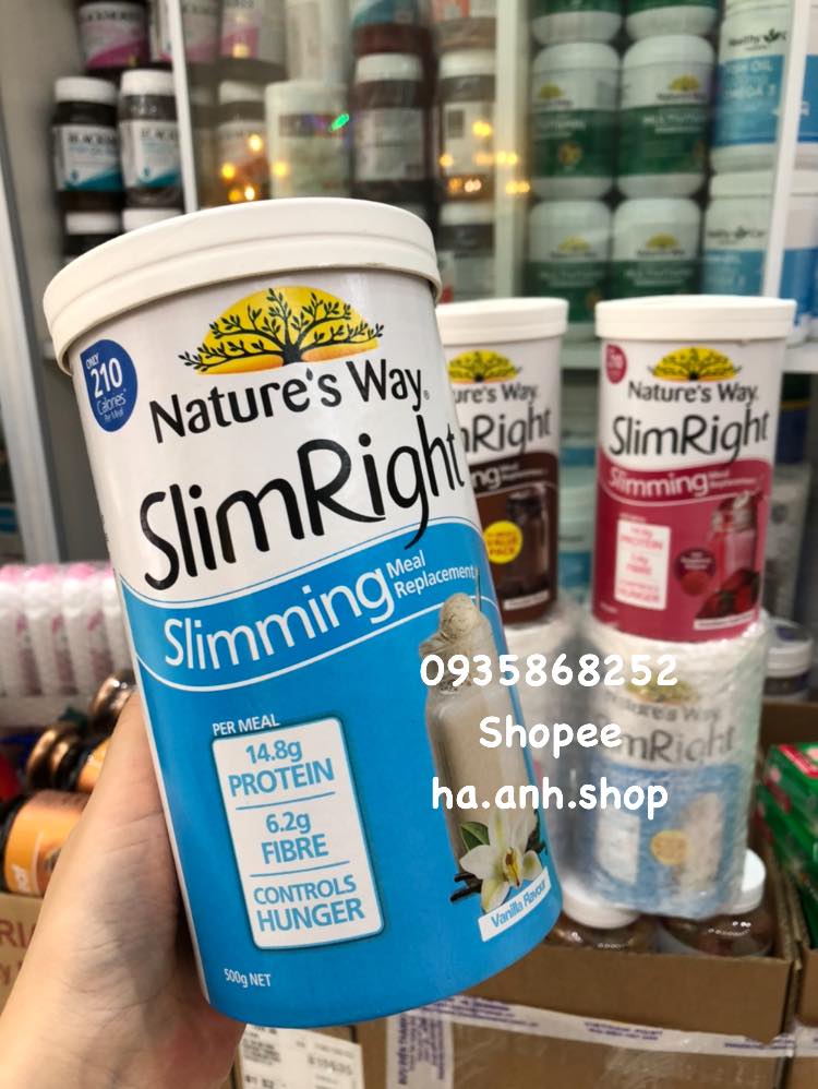 Sữa bột giảm cân SlimRight Nature's way 375g