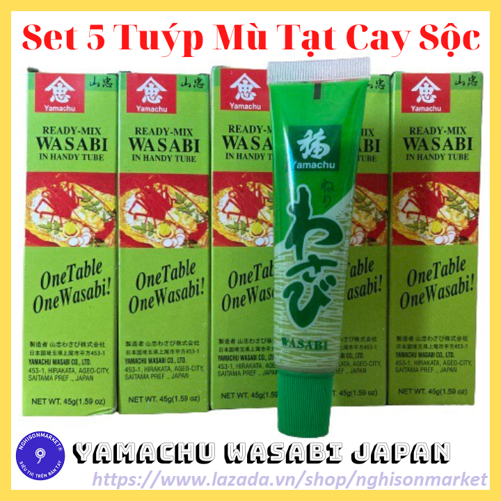 MÙ TẠT NHẬT Combo 5 Hộp Rất cay sộc