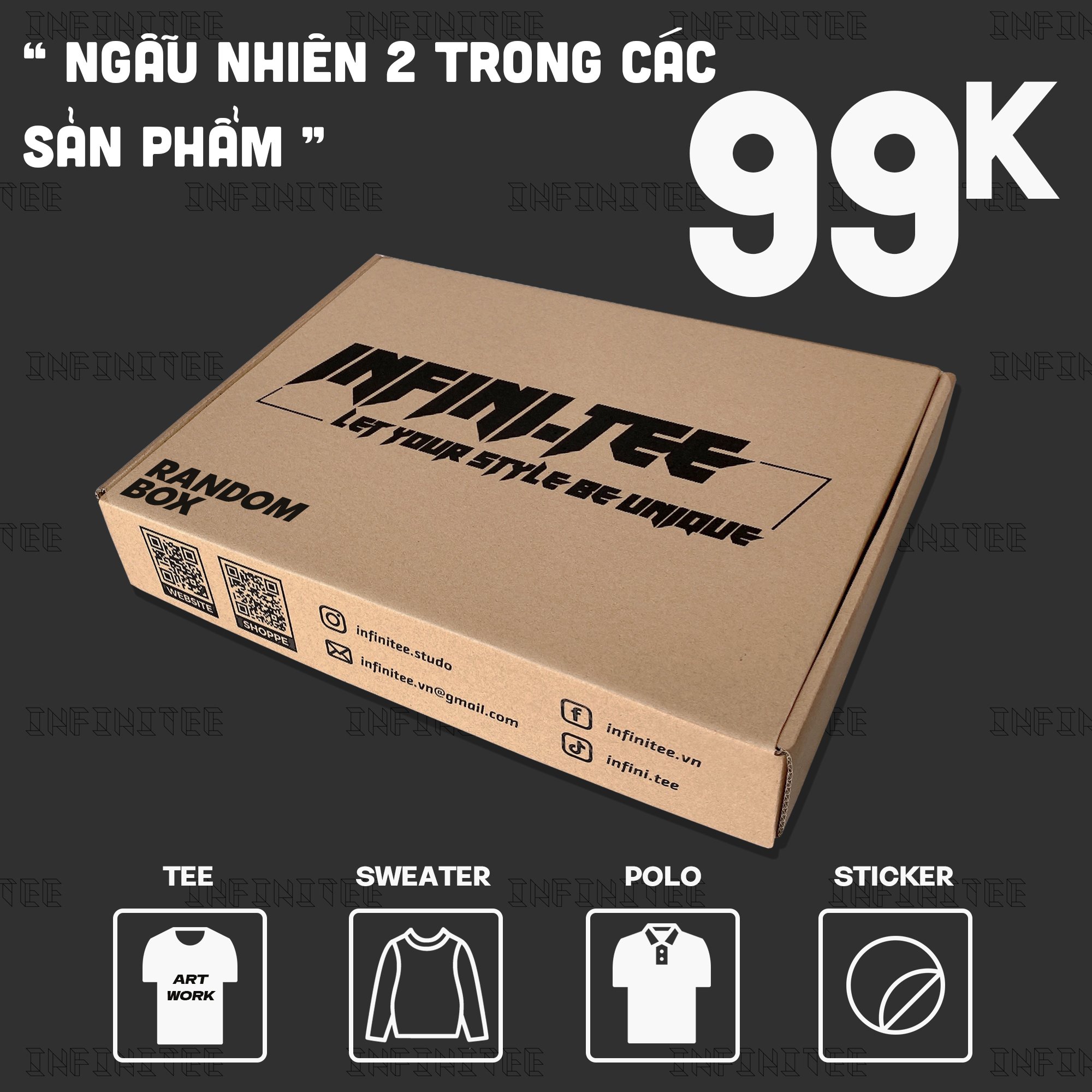 Hộp ngẫu nhiên INFINITEE - Radom Box