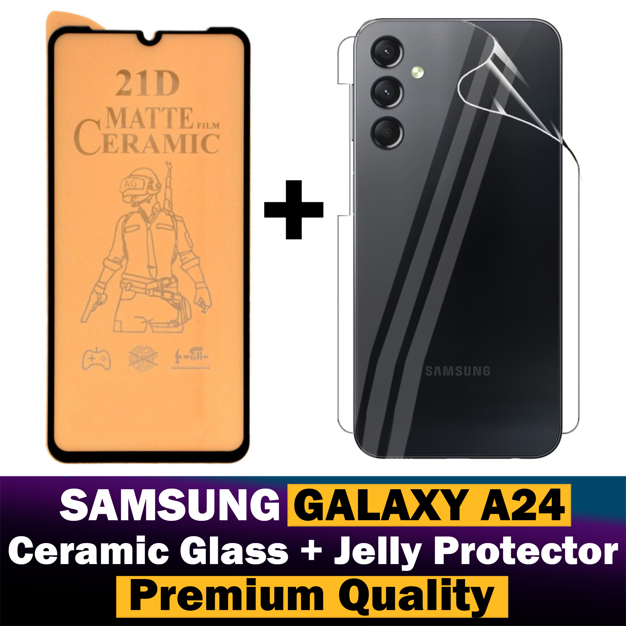 Samsung%20Galaxy%20A24%20Matte%20Glass%20Protector%20Ceramic%20Glass%20+%20Back%20Protector%20Transparent%20Hydrogel%20Soft%20Film%20jell%20Protection%20For%20Samsung%20Galaxy%20A24%20-%20Image%202