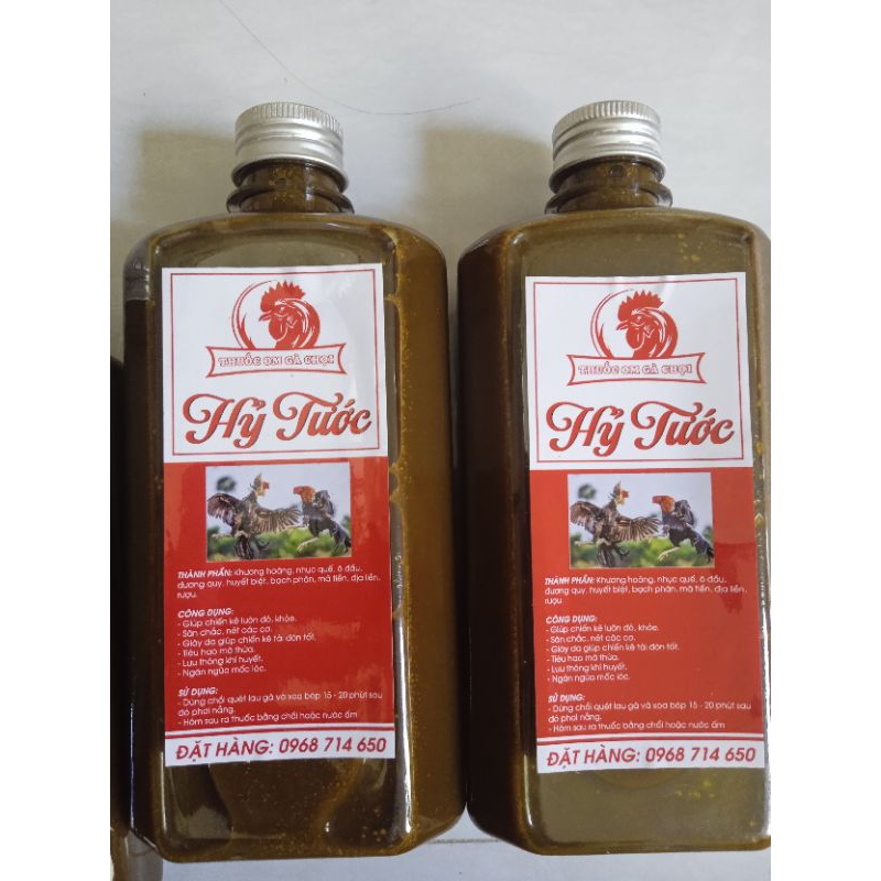 Chai om 500ml cho gà chọi,gà đá, gà đòn