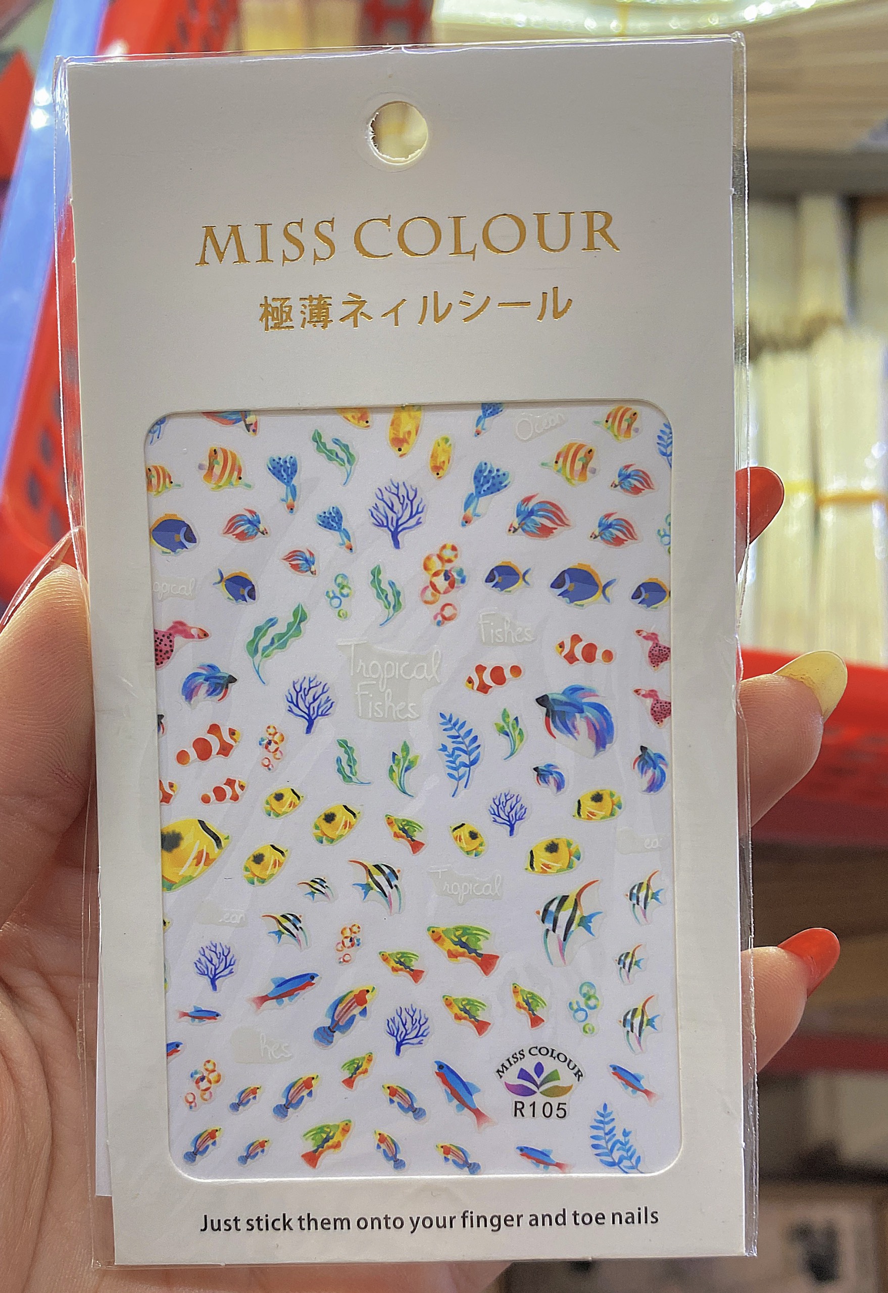 Hình dán Sticker trang trí móng tay - Mini Nails