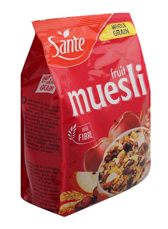 Ngũ Cốc dinh dưỡng Sante Muesli Fruit Chà là, nam việt quốc, táo 350g