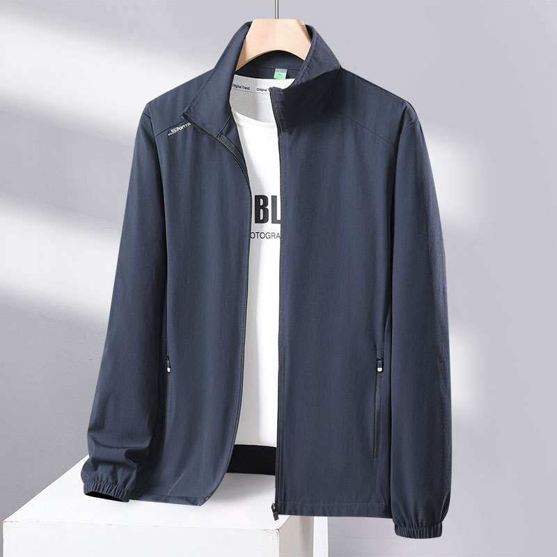 SINRANSINYA丨Men's coat - High-end ice silk sunscreen Men's summer ultra-thin outdoor skin jacket Quick-drying UV protection sports jacket