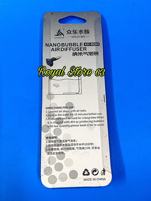 Thanh sủi oxy nano siêu mịn ASC-89204