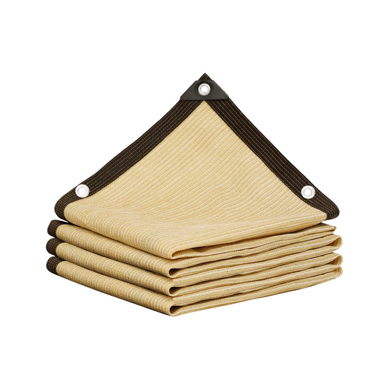 90% Shading HDPE Beige Sunshade Net Garden Plant Shed Shading Sail UV