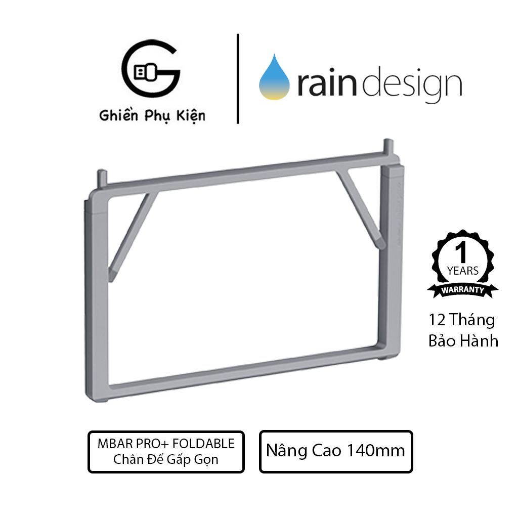 Đế Tản Nhiệt Rain Design USA Mbar Pro+ Foldable For Laptop Macbook thumbnail