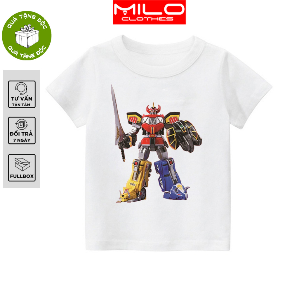 Hot áo thun trẻ em robot , 4 màu áo, đầy đủ size