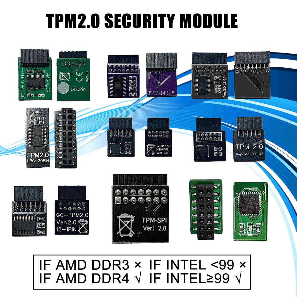 TPM 2.0 Encryption Security Module Support Multi-brand K5H7
