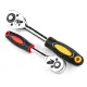 Remax 1/4" 3/8" 1/2"inch Ratchet Wrench 24 Teeth Extending Telescopic Ratchet Socket Wrench Reversible Tool Plat 1pc. 