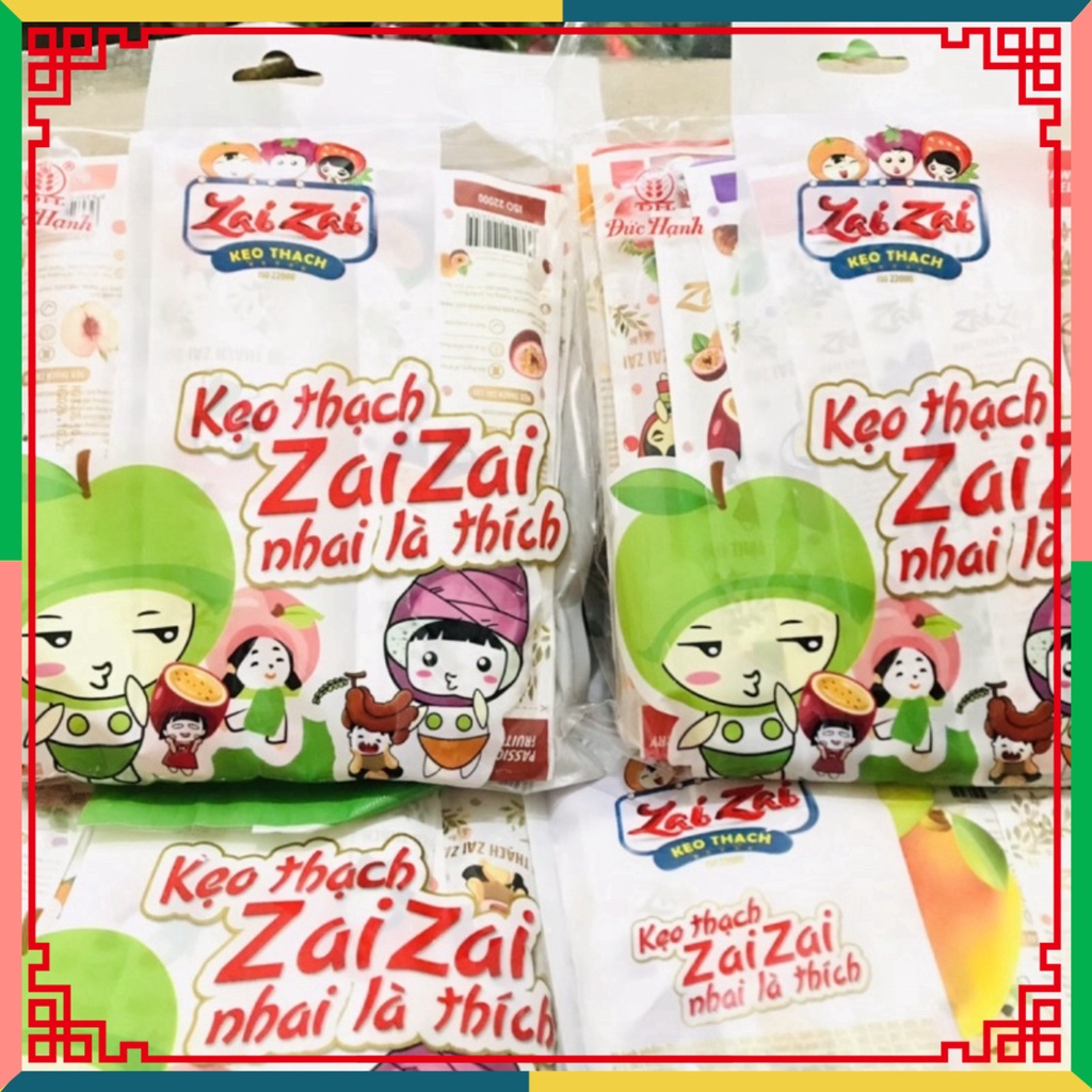 (HOT LIKE) Thạch Zai Zai tiết hạnh Thanh Dài Gói 700G (mẫu mới)