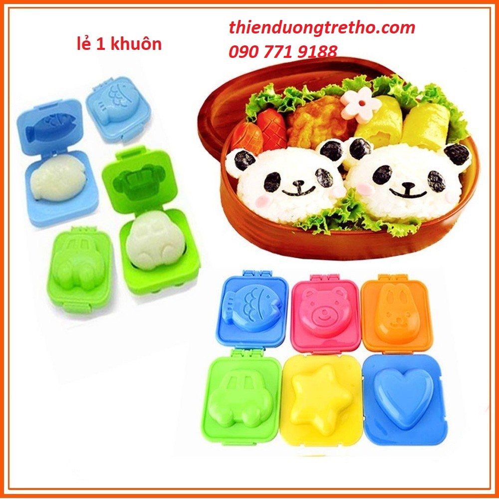 Lẻ 1 Khuôn Cơm Tạo Hình Bento Cho Bé