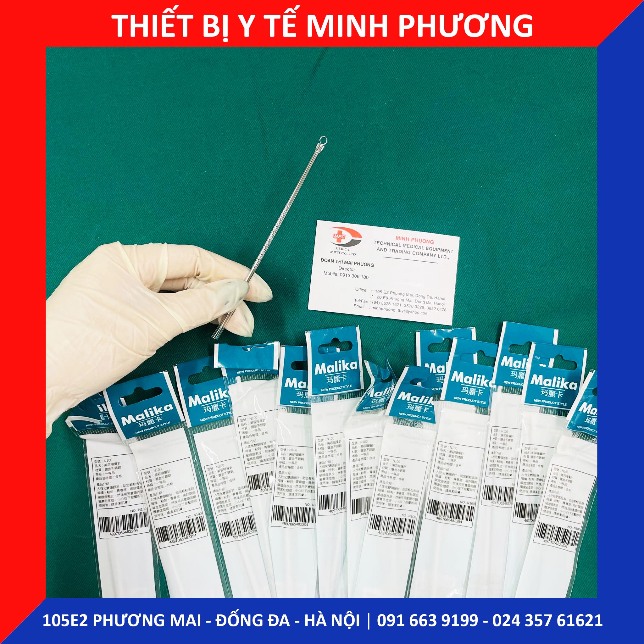 Cây nặn mụn trứng cá (que lấy mụn)