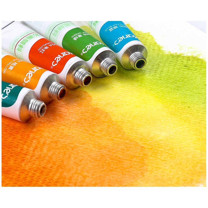 Màu nước Maries dạng tuýp 12ml (set 12/18/24/36 màu) Water color