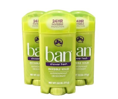 Lăn khử mùi BAN SHOWER FRESH Invisible Solid Antiperspirant Deodorant 73g