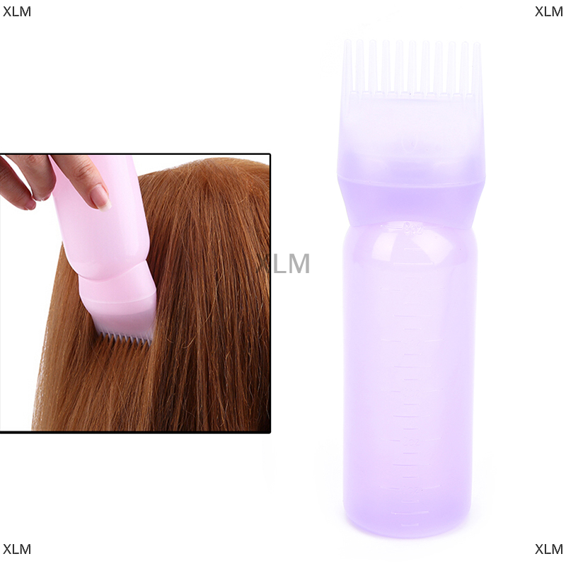 XLM Bình nhuộm tóc 120ml Lược pha chế nhuộm tóc cho salon