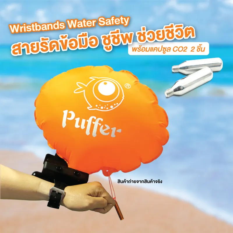 ภาพหน้าปกสินค้าWristbands Water Safety Swimming สายรัดข้อมือ ชูชีพ ช่วยชีวิต ป้องกันการจมน้ำ จากร้าน Little Sheep Thailand บน Lazada
