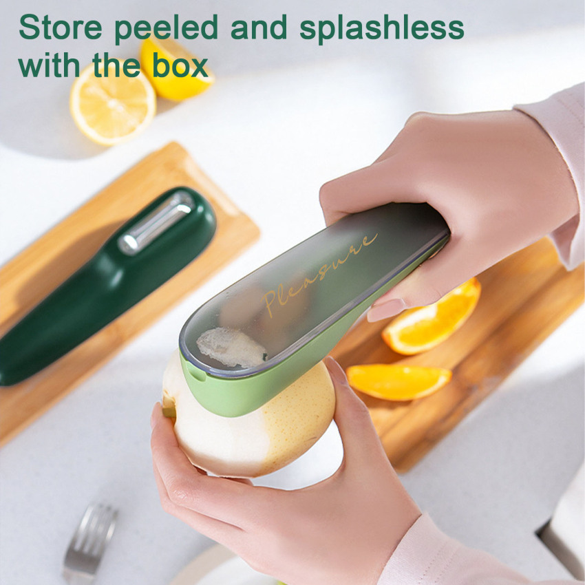 Multifunctional Storage Peeling K/N/I/F/E Type Peeling K/N/I/F/E With Storage Box Vegetable Fruit Peeler Supplies Household Kitchen Tool