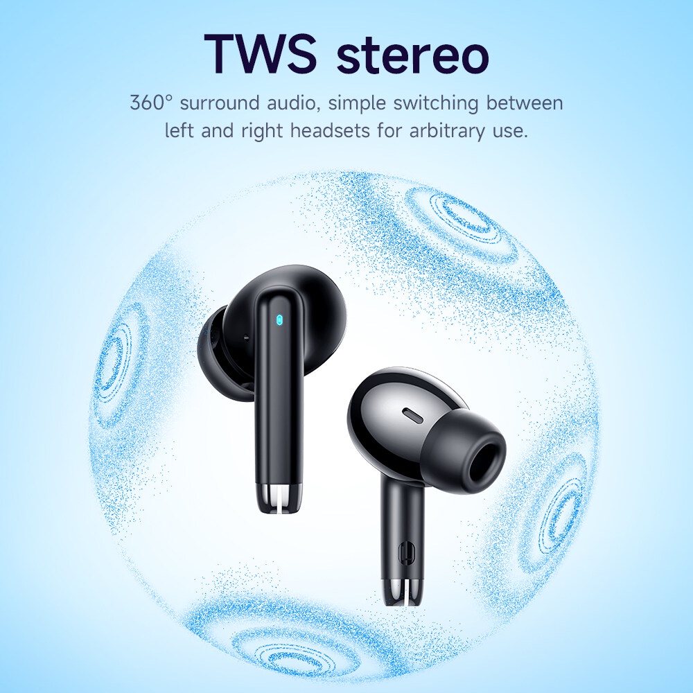 Hoco EQ2 TWS Wireless Earphones Bluetooth 5.3 Earbuds In-ear Headset Built-In Microphone Touch Control Super Bass Earphone. 