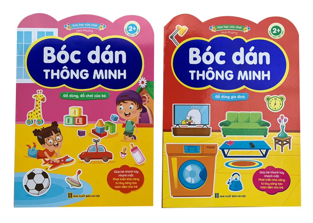 Sách - Bóc dán thông minh song ngữ Việt Anh dành cho trẻ từ 2-6 tuổi - NTbooks