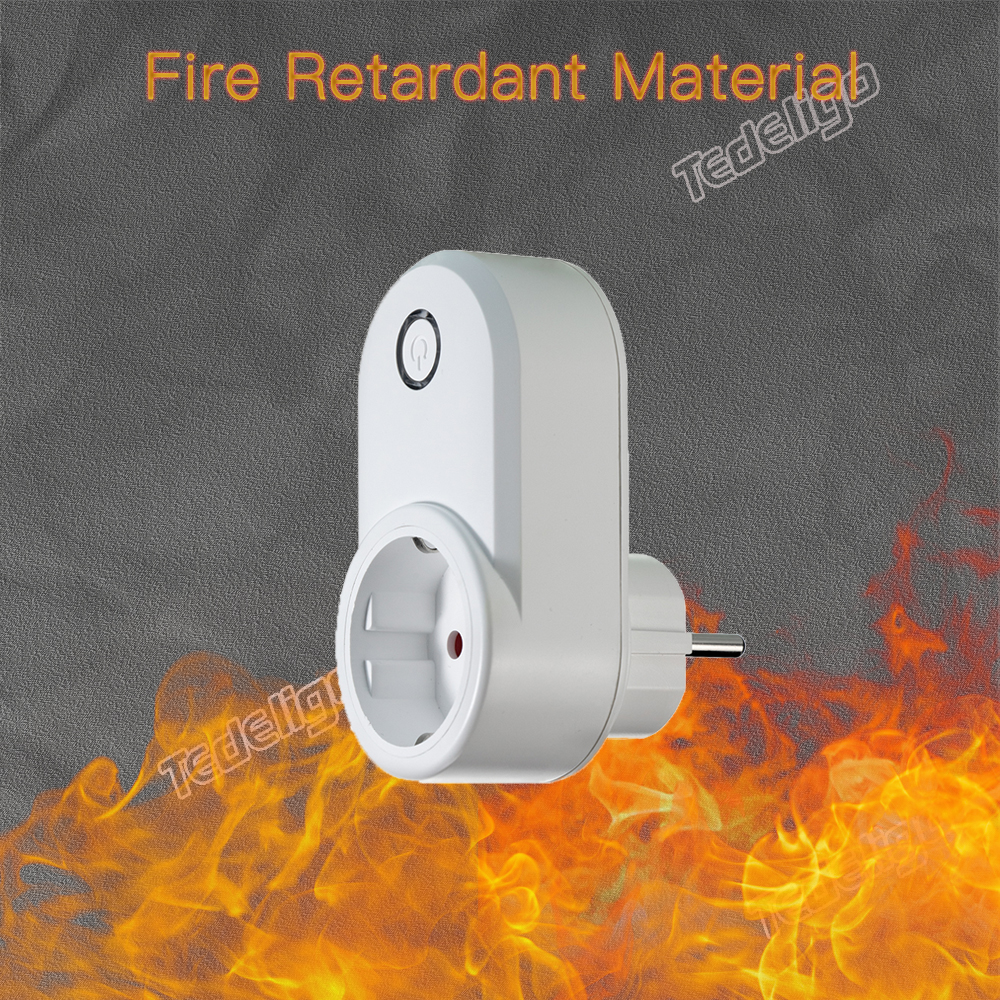 【Shop the Latest Trends】15A Smart Home Plug Wireless Socket Remote Control EU FR 433MHz Wall Electric Outlet Accessories Programmer Switch AC 220V LED. 