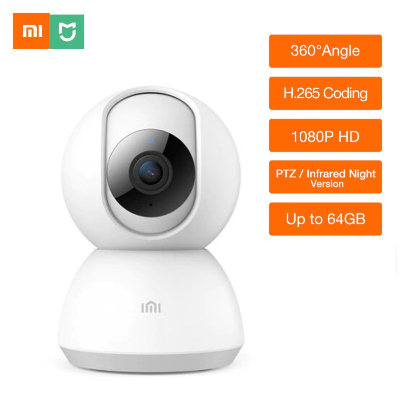 Xiaomi Mijia IP Camera 1080P WiFi IR 360° Smart Home Camera Night Vision Webcam 