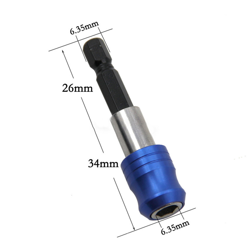 1/4 Inch Hex Shank Extension Rod 60mm 100mm 150mm Quick Release Screwdriver Drill Bit Holder Extension Rod For Drilling