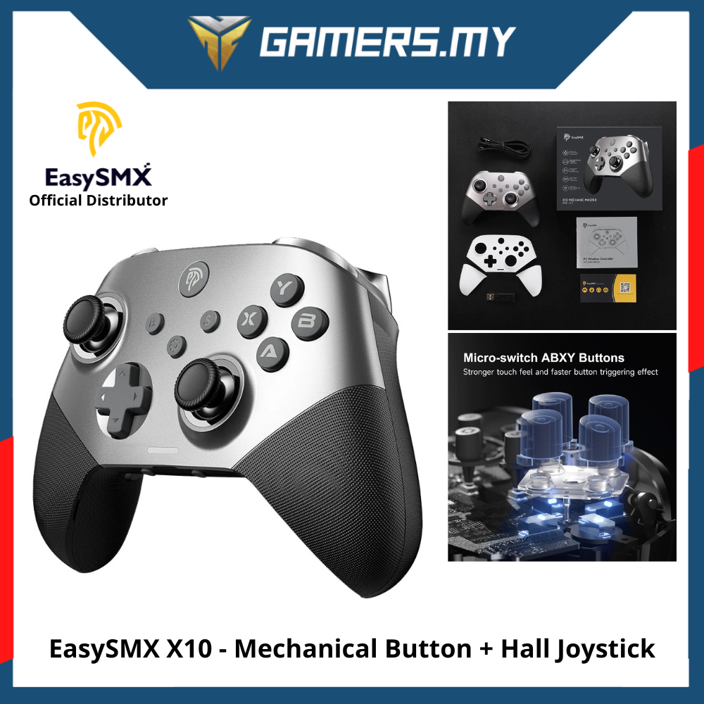 EasySMX X10 Gamepad Controller Mechanical Button + Hall Joystick NS IOS