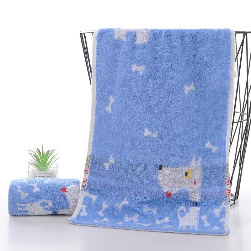 PVN62046 Khăn mặt cotton hình thú 25x50cm