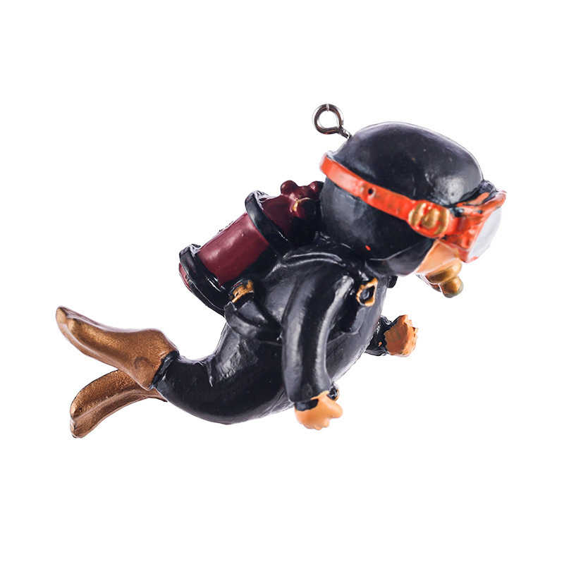 UNIKI Floating Diver Fish Tank Decorations Cute Resin Frogman Aquarium Ornaments Interesting Floating Decoration Lovely Diver Fish Tank Decor