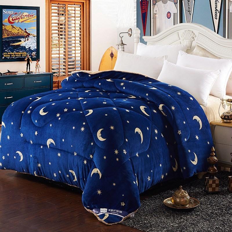Mùa Đông Quilt Nệm-Bed Comforter Duvet Đối Chăn Giường Cover