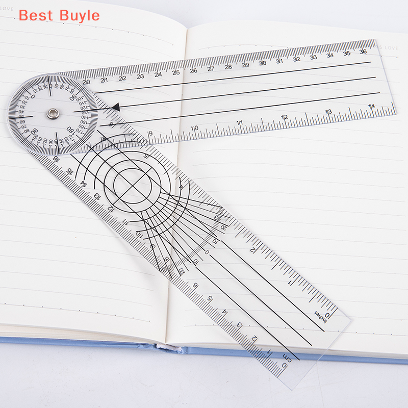 💖Best Buyle 0-140mm 360 Degree Goniometer Angle Medical Spinal Angle Ruler Angle Finder Tool