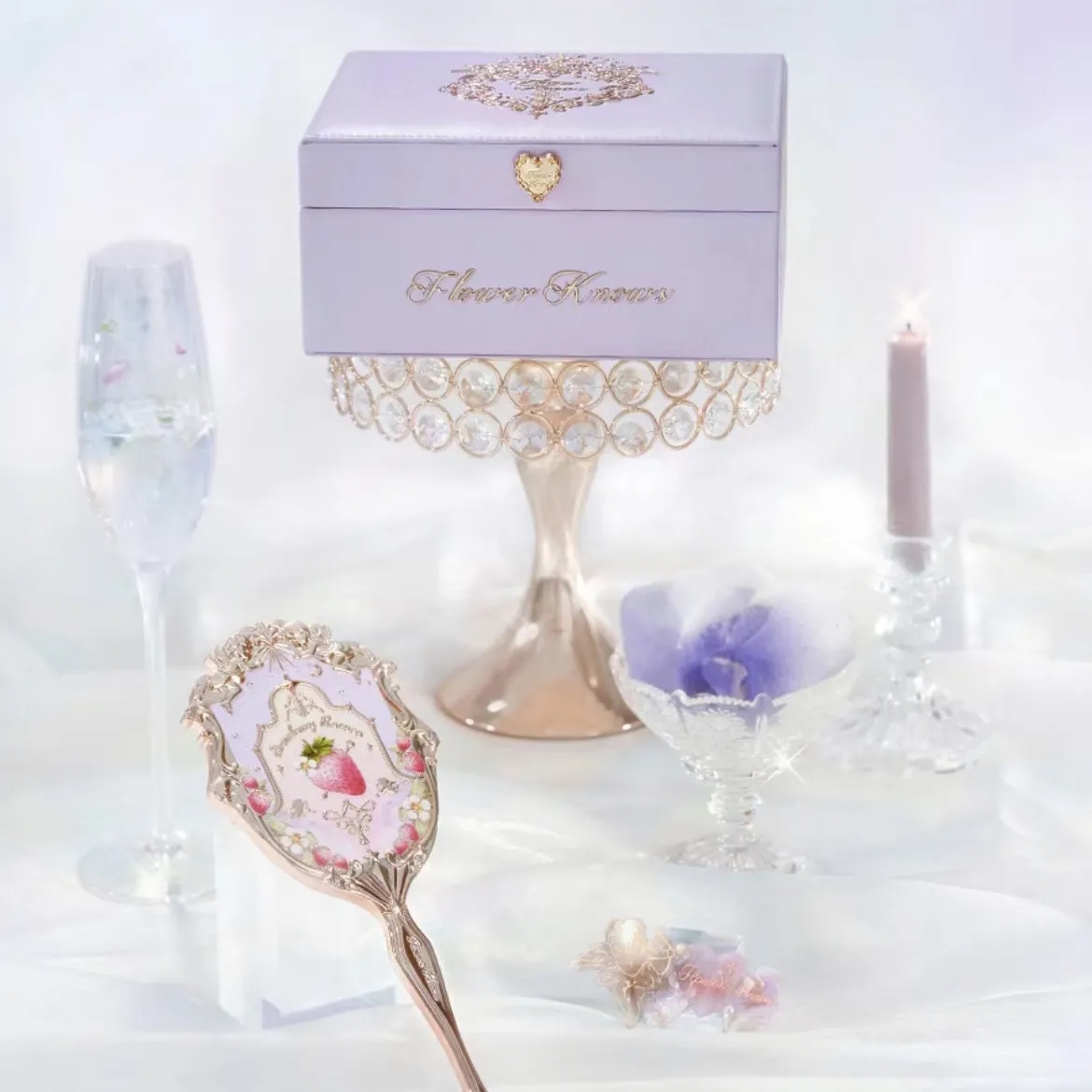 Yuanyan%20Flower%20Knows%20Strawberry%20Rococo%20Purple%20Limited%20Handheld%20Mirror%20Girls%20Travel%20Portable%20Makeup%20Mirror%20Birthday%20Gift%20for%20Friends%20-%20Image%204