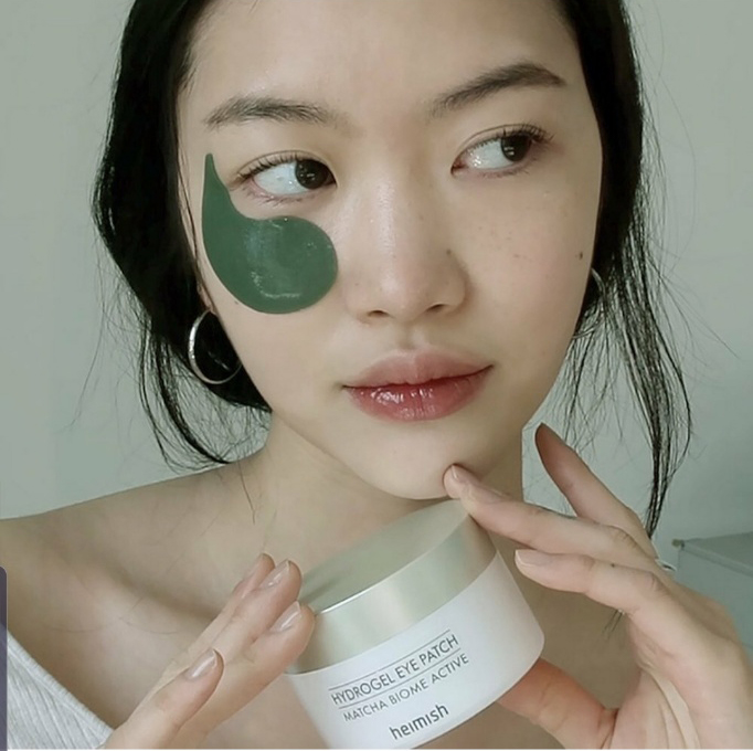 [Nhacuabeautyholic] Mặt nạ mắt HEIMISH MATCHA BIOME HYDROGEL EYE PATCH