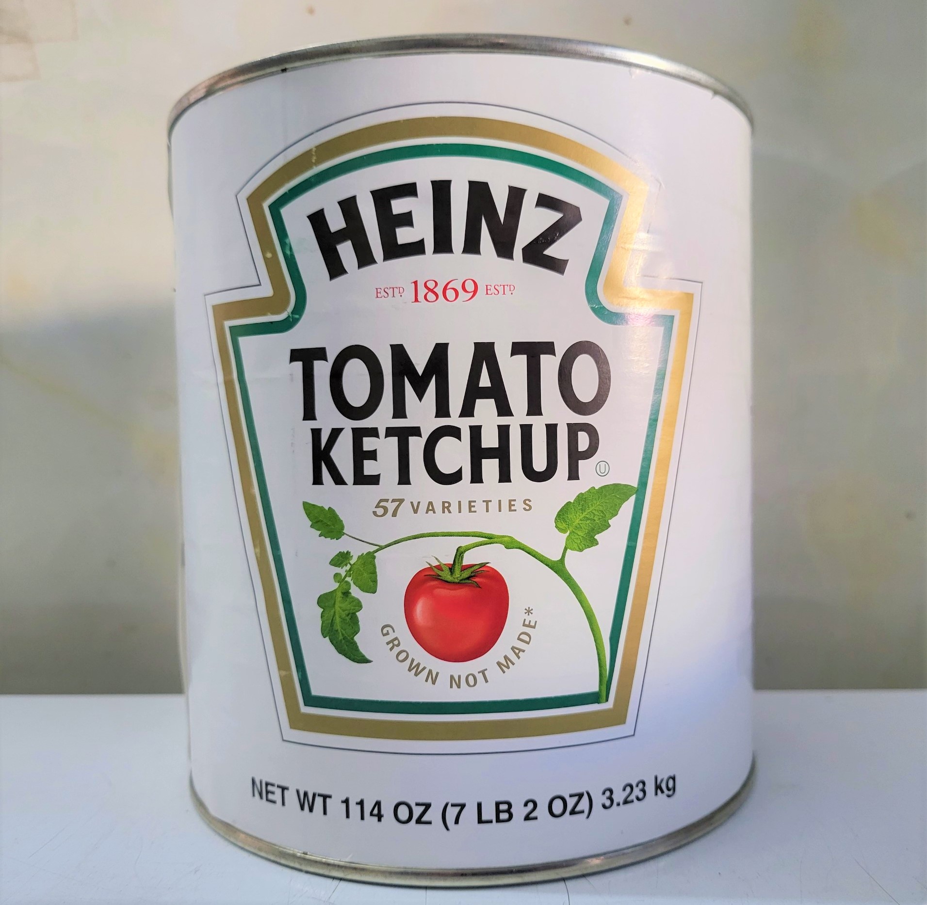 HỘP 3.23Kg NHÃN TRẮNG TƯƠNG CÀ CHUA USA HEINZ Tomato Ketchup als
