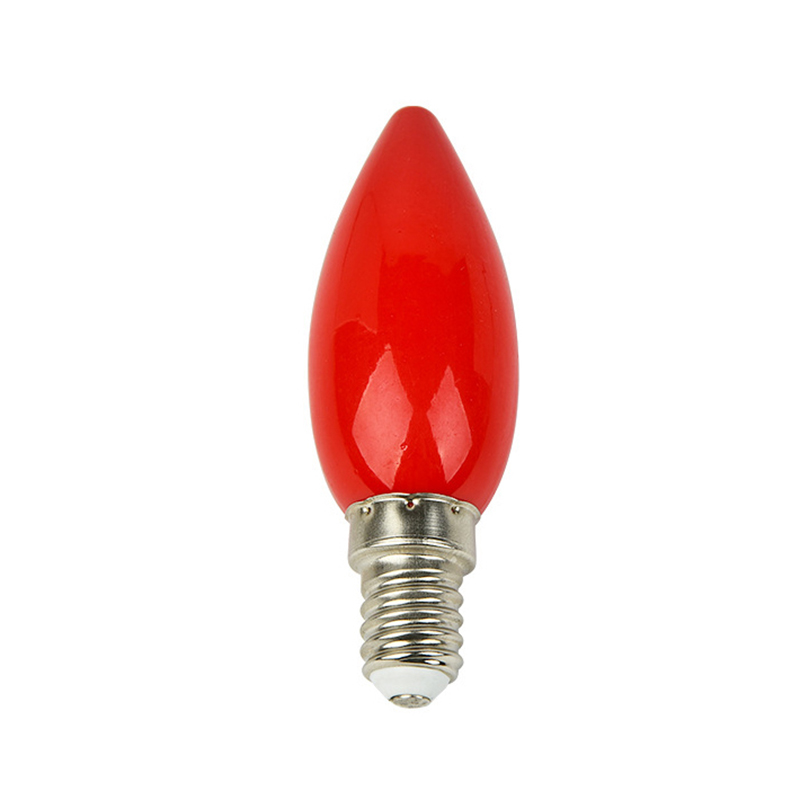 Maraa 1 cái LED bàn thờ bóng đèn E12/E14 nến đỏ phật đèn đền Đèn trang trí