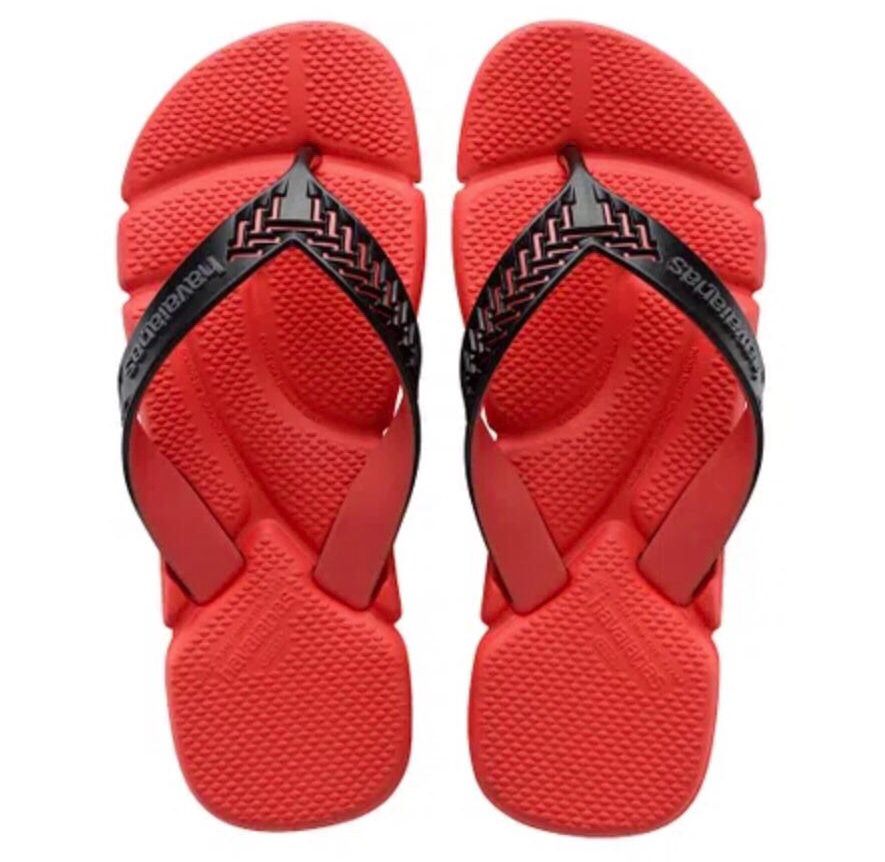 mens slippers red