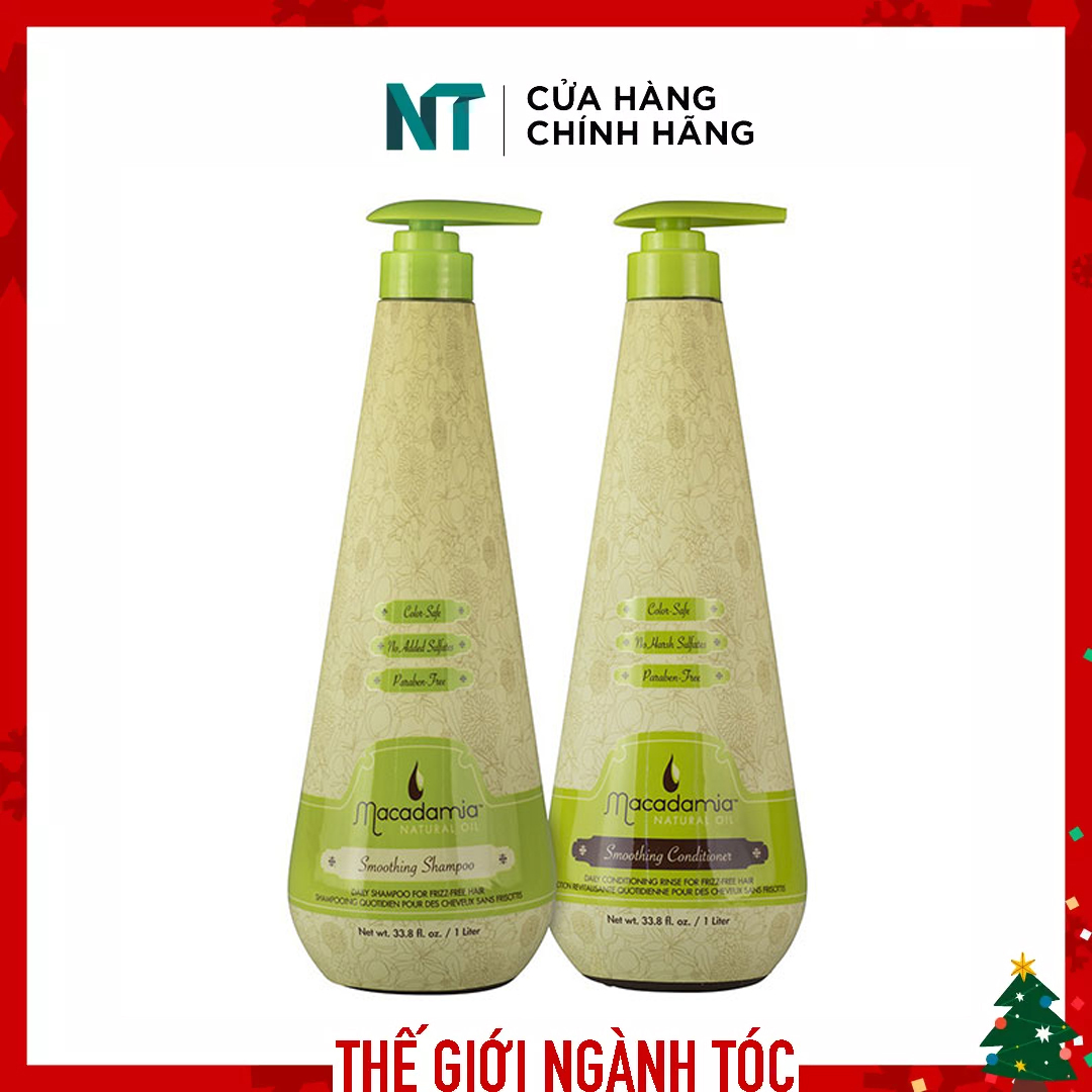 Dầu gội xả macadamia smooth chăm sóc tóc siêu mượt 300ml