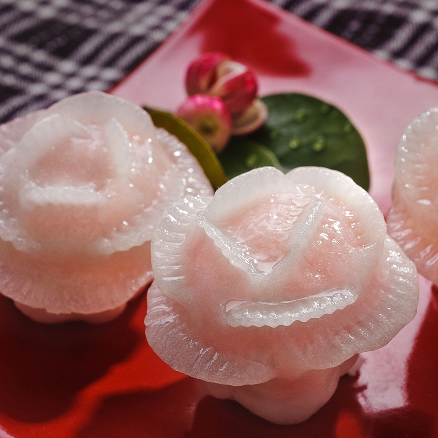 Bonzon - Há cảo hải sản hoa hồng 880g