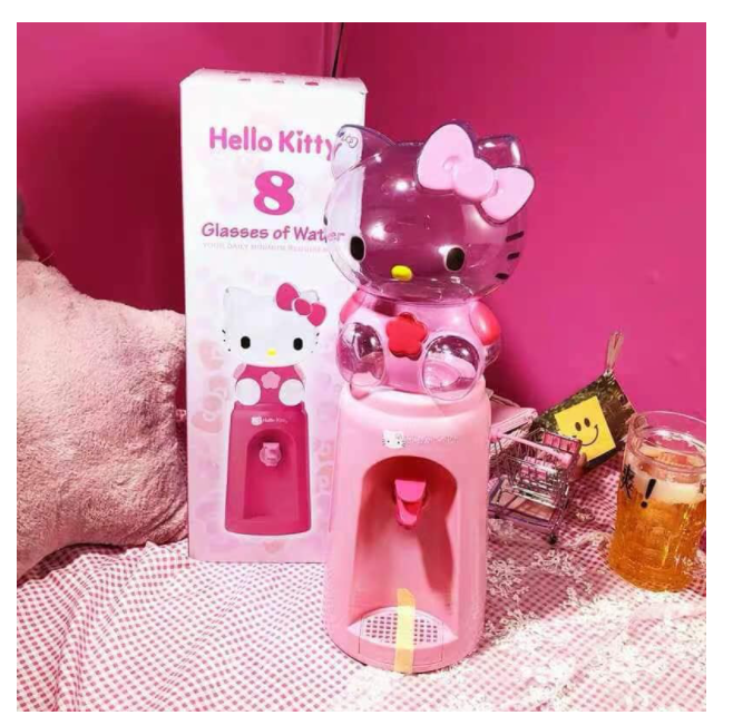 Bình lọc nước mini trẻ em hình thú DOREMON và HELLO-KITTY