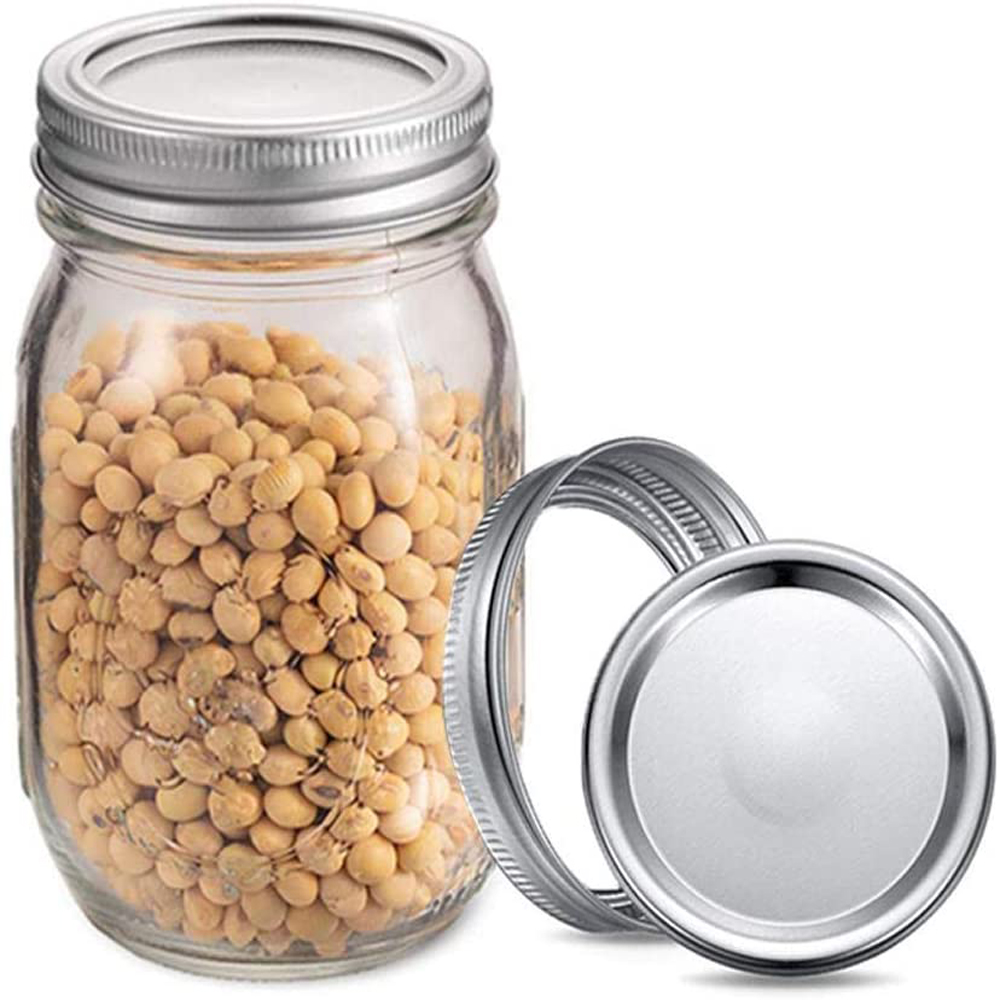★COD & Ready Stock★ 10/20PCS Leak-Proof Mason Jar ฝาปิดขวดปากกว้างฝาปิด ...