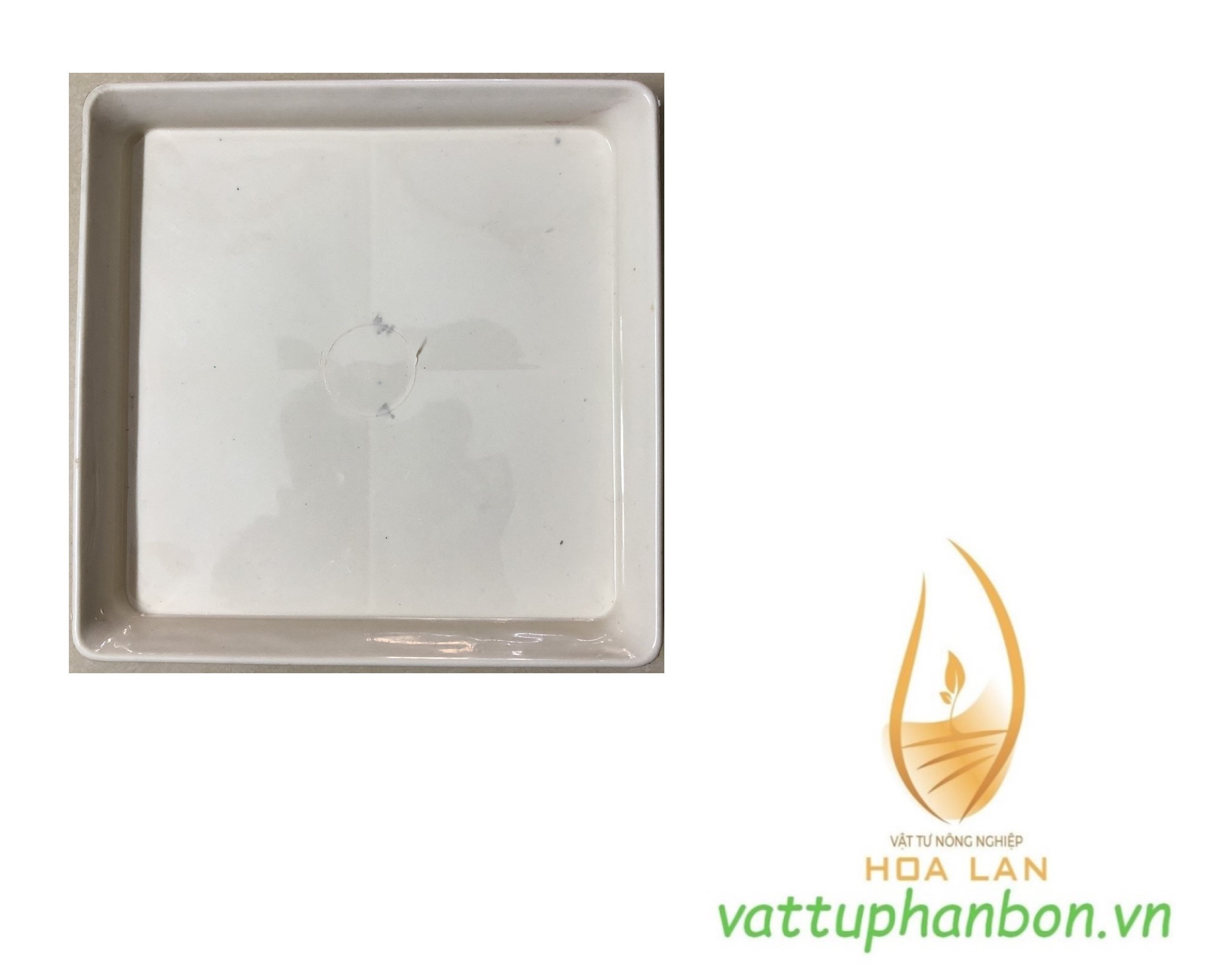Đĩa lót chậu vuông 15cm - #062C#