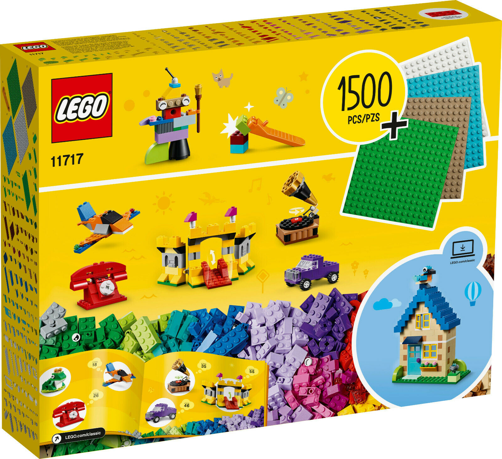 Đồ chơi lắp ghép LEGO Classic 11717 - 1504pcs
