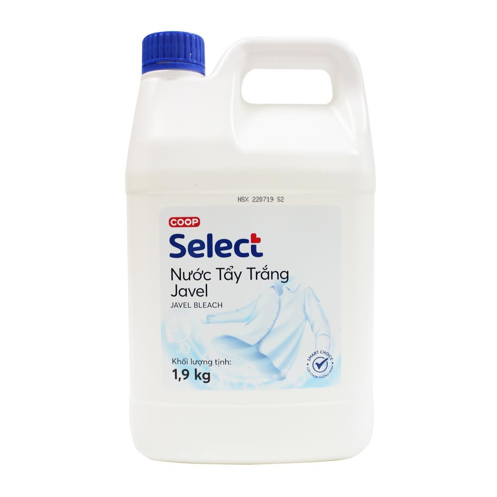 Nước tẩy quần áo Coop Select 1,9kg