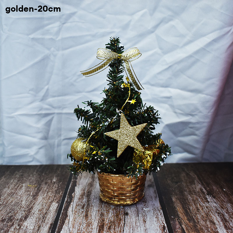 20cm mini Christmas tree 30cm desktop gift tree 40cm artificial tree Christmas decorations