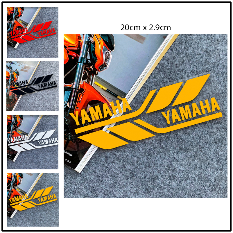 Tem Decal Phản Quang Yamaha dán 2 bên hông xe máy (yamaha132)