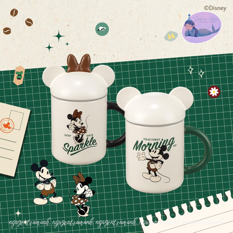 [Authentic] STARBUCKS x DISNEY CỐC MUG 12OZ (354ML) CERAMIC DISNEY MICKEY