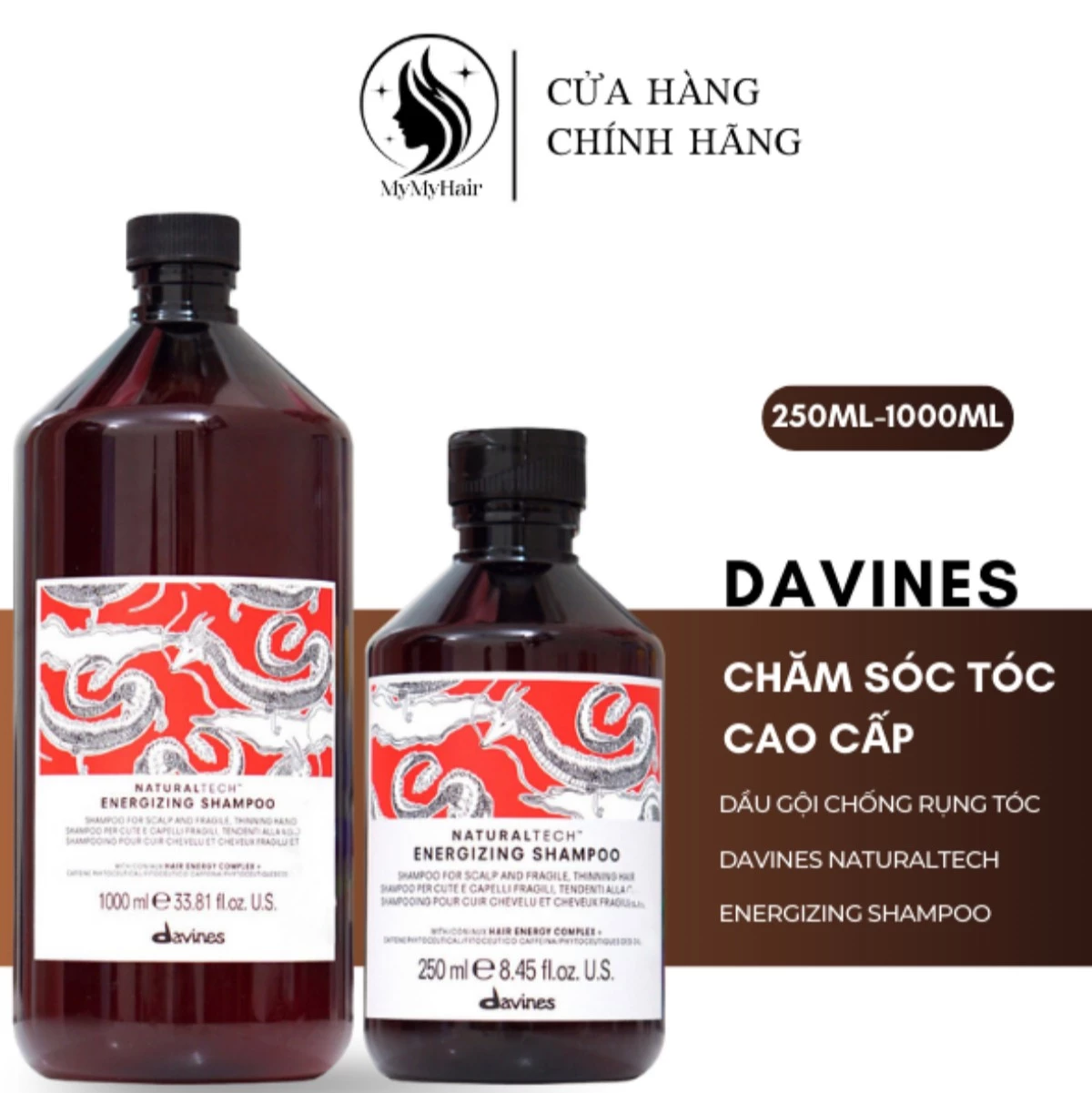 Dầu gội chống rụng tóc Davines Naturaltech Energizing Shampoo 250ML - 1000ML