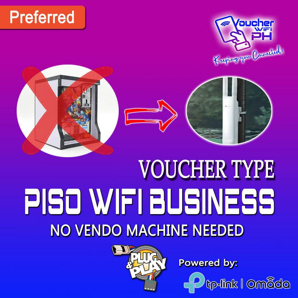 【COD】 PISO WiFi (Voucher Type) No Vendo Machine Required TPLINK EAP110Outdoor Lazada PH