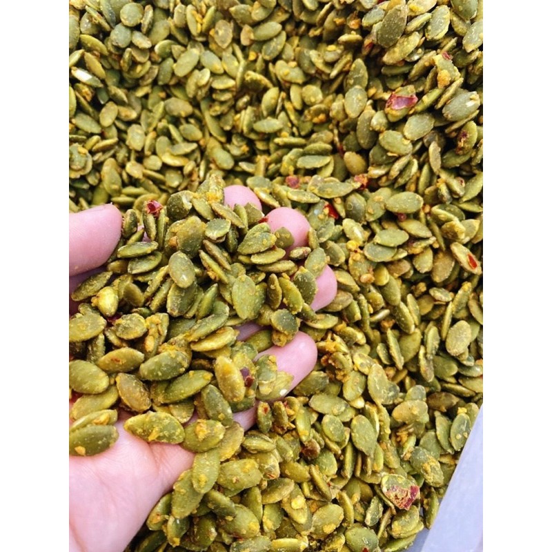 [HCM]250g Hạt bí tách vỏ rang tỏi ớt
